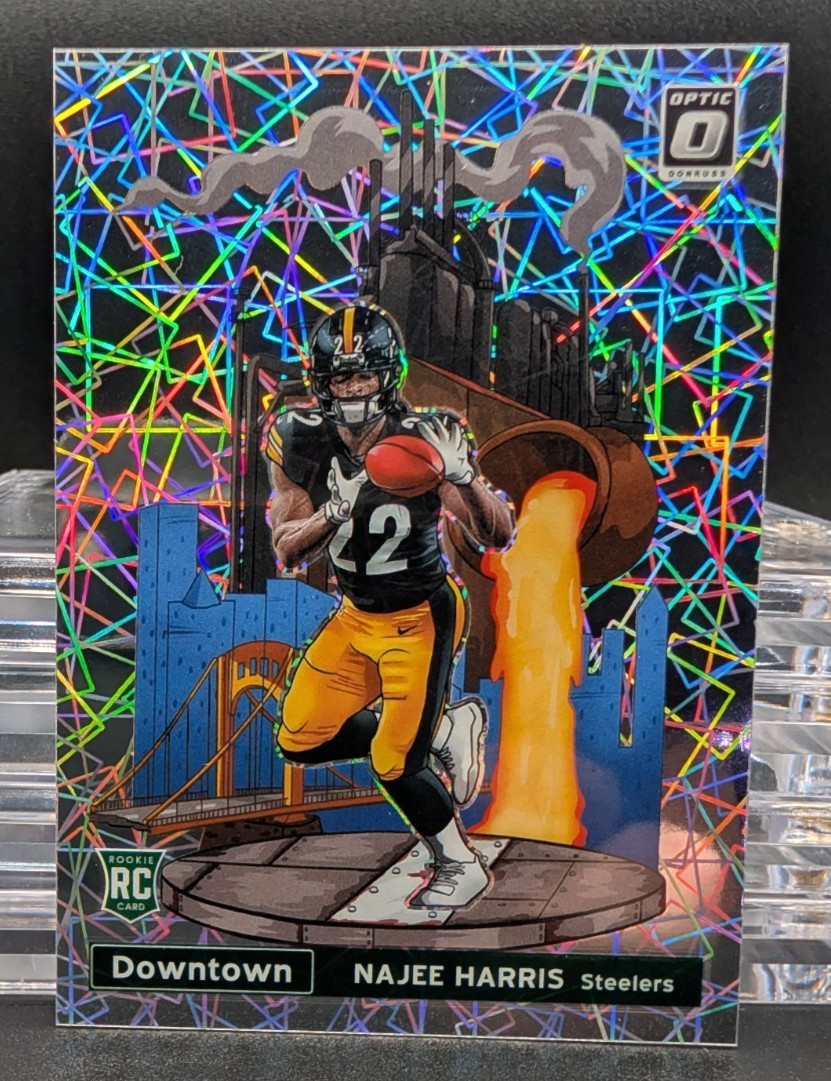 2021 Panini Donruss Optic Downtown Najee Harris #DT-20 RC SSP SP