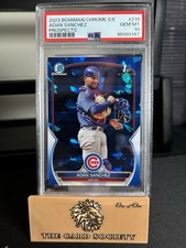 2023 Bowman Chrome Sapphire Adan Sanchez Psa 10