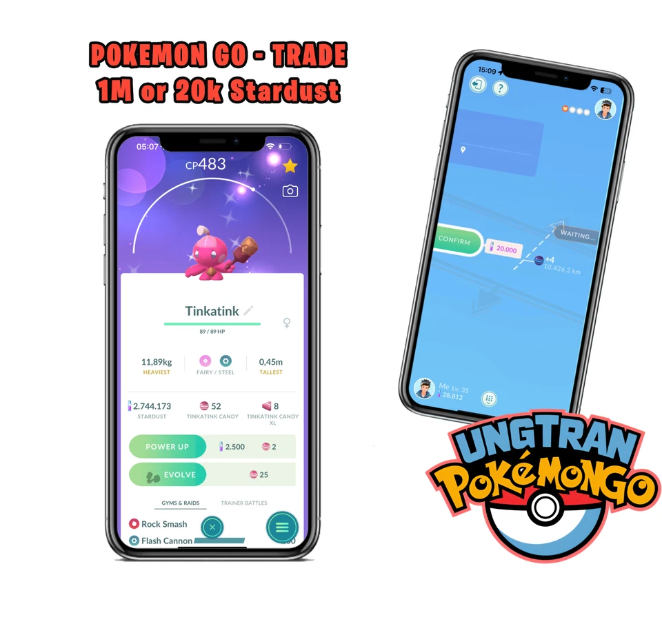 Shiny Tinkatink Tr-de 1M - 20k Stardust