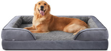 Orthopedic Dog Beds Large Sized, XL Washable Dog Sofa with Egg-Crate Foam, Water