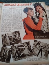 Sk156 Ephemera 1952 film Article Ray Bolger Charley's Aunt 