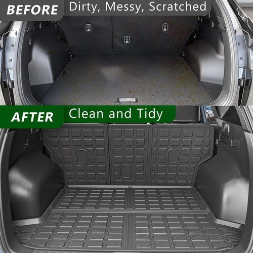 Cargo Mat Backrest Mat Compatible with 2022-2025 Tucson Trunk Mat TPE Material C - Foto 6 di 7