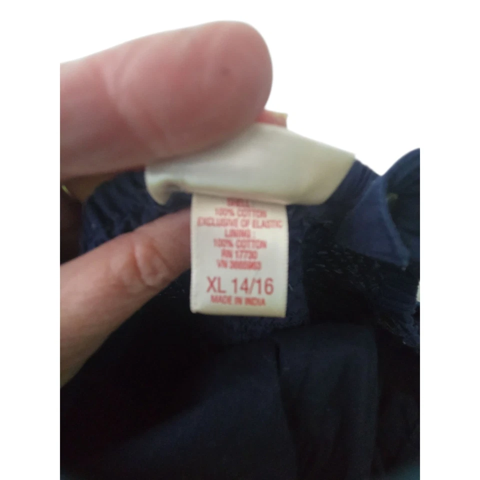 Mossimo Supply Co. Vestido informal con ojales azul marino XL (14/16) para niñas Foto 3 de 4