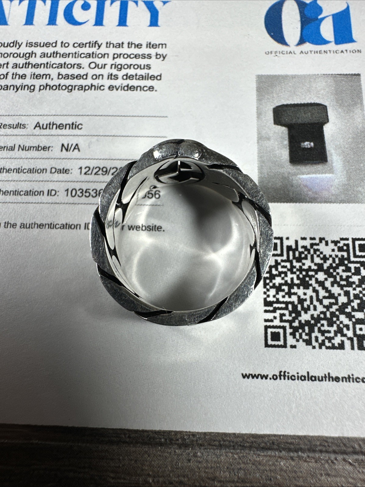 Gucci Interlocking G Ring | Sterling Silver | Siz… - image 3