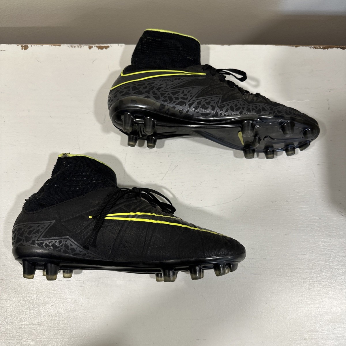 Nike Hypervenom Phantom II FG Black ACC Football Soccer Cleats US