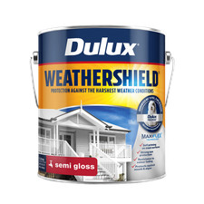 Dulux 4L Ultra Deep Semi Gloss Weathershield Exterior Paint - 4L