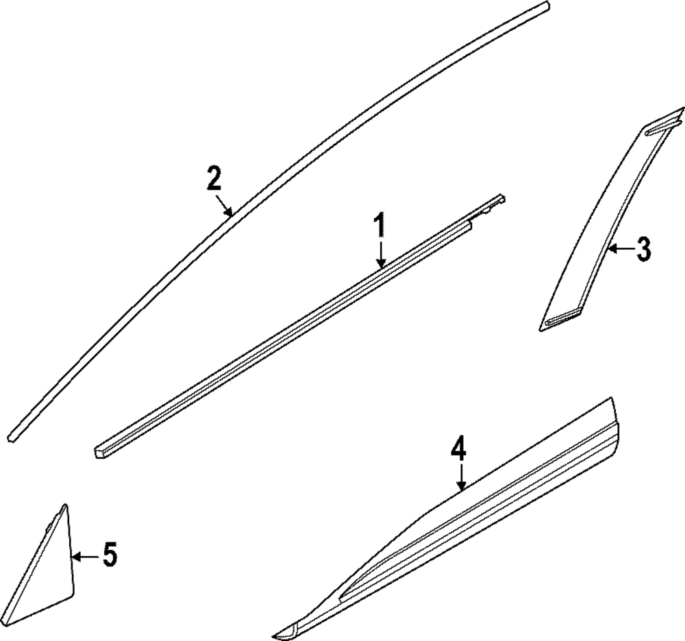 Genuine Nissan Lower Molding 80877-6TA5A | eBay