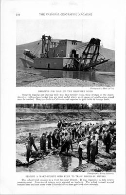 Gold Rush History Print 1933 - Vintage Mining Wall Art