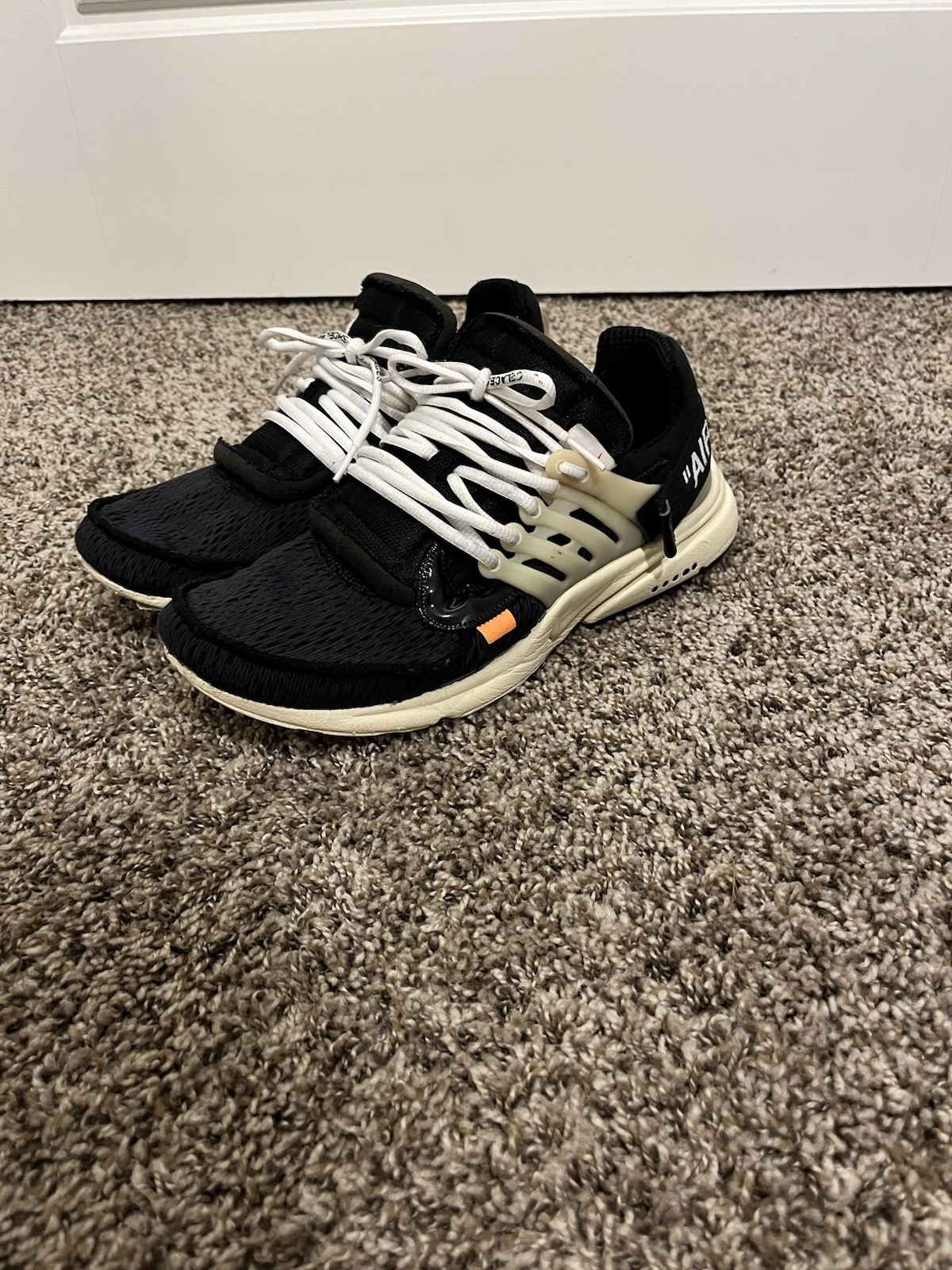 Nike Air Presto Off-White Black Collaboration Sneakers