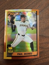 Topps 2025 Chrome Logofractor 1990 Insert Paul Skenes Pirates #90CB-13