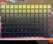 Image of Rack Panel with Vents & Strengthening Flange 19" 1U  - Pack of 7