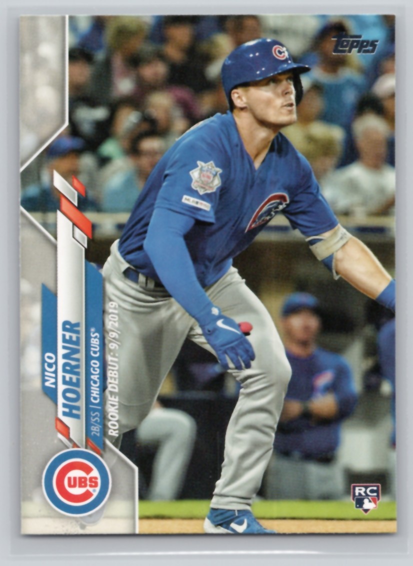 2020 TOPPS UPDATE #U-251 NICO HOERNER  CHICAGO CUBS RC