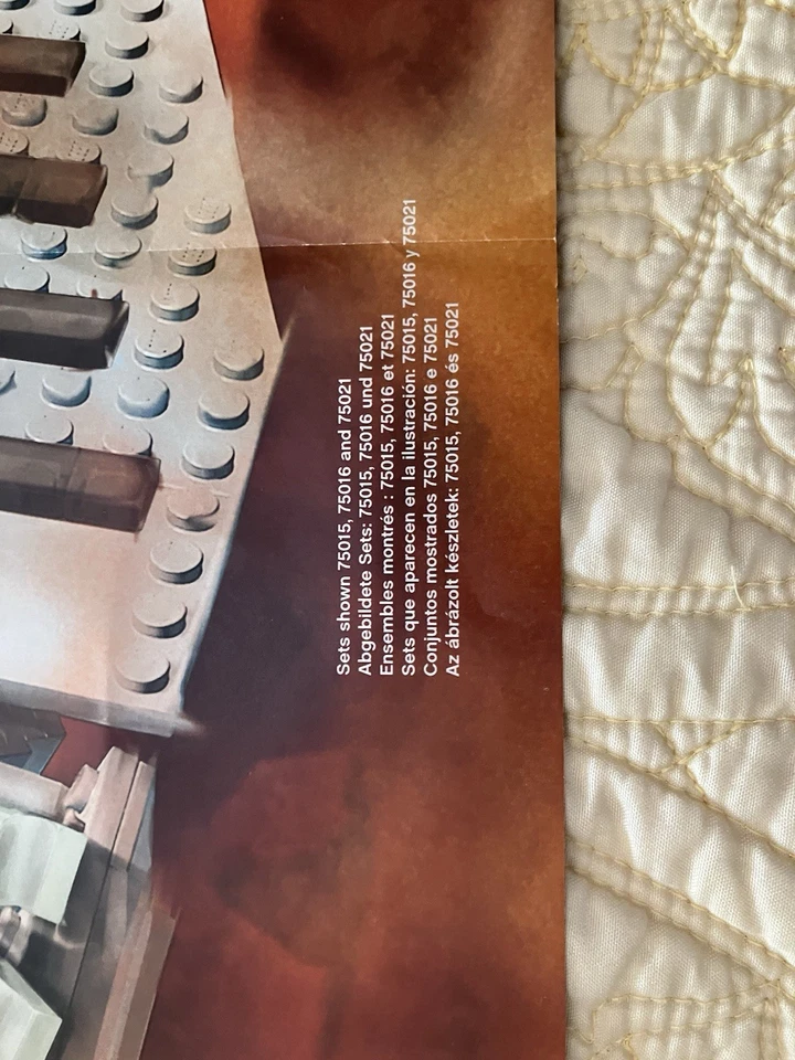 LEGO Star Wars Republic Gunship 75021 Poster Only No Lego Minifigure Poster 2013 - Image 3 of 4