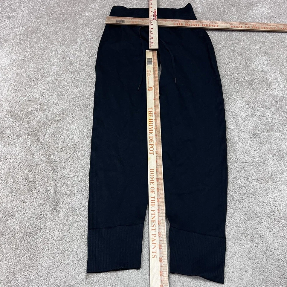 Victoria’s Secret ROSA Leggings Mujer’s Negro Cordón Talla Mediana Foto 2 de 4