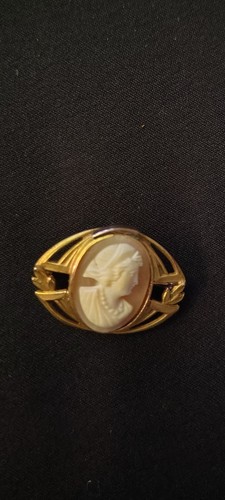 1880s 14k Shell Cameo