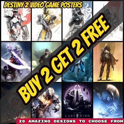 Destiny 2 Videospiel Poster Drucke Wandbilder Wohndeko Geschenke