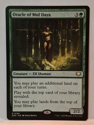 MTG Oracle of Mul Daya x1 Commander: EoE Regular NM/PFresh!
