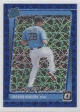2021 Donruss Optic Rated Rookie Blue Velocity Prizm 43/99 Trevor Rogers #73 8d4
