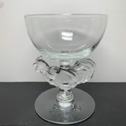 1940's one Morgantown Rooster Art Deco Clear Liquor Cocktail Glass barware — photo 2