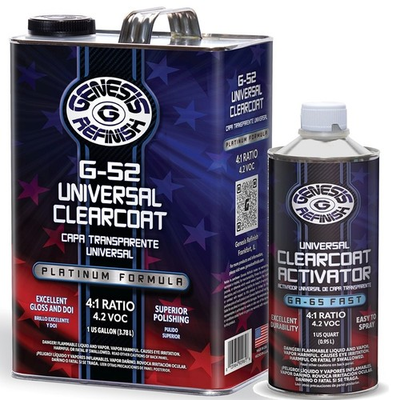 #ad #ad Genesis Refinish 4:1 Universal Clearcoat amp; Fast Activator 1.25 Gal Kit $78.88