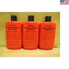 Home Use 3-Pack Tanning Formula for Deer Hides - 8 Oz Bottles, Efficient  Safe