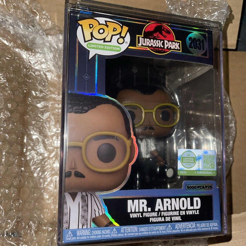 Funko Pop Movies: MR. ARNOLD Jurassic Park #2031 Ultra LE5000 Funko Exclusive