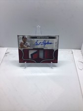 2025 Topps Tier One Dual Relic Auto Red Bert Blyleven Angels #'d 9/10