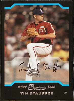 2004 Bowman Draft Picks & Prospects #BDP160 Tim Stauffer Baseball EX