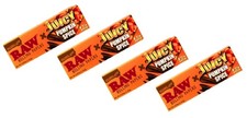 RAW x Juicy Jay’s Pumpkin Spice Organic Hemp Rolling Papers – 1 1/4 (4 Packs)
