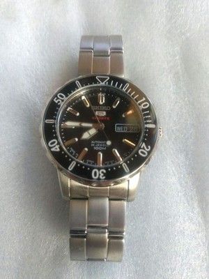 [A3Y] SEIKO 5 SPORTS 4R36 24 Jewels Made in Japan Used Watch [m4T]