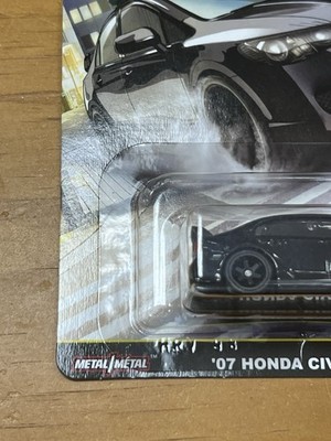 Hot Wheels Car Culture Ronin Run II '07 Honda Civic Type R Black
