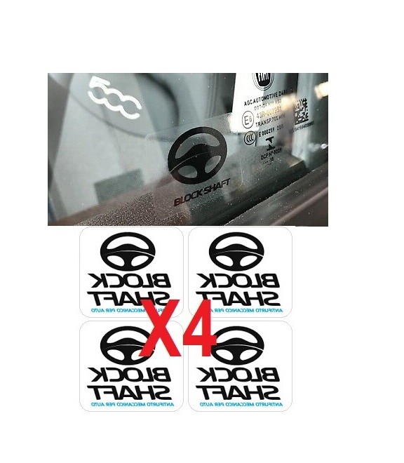 A 409 SET DA 4 ADESIVI BLOCK SHAFT - DANY GRAPHIC &amp; STICKERS