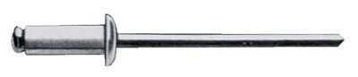 PROMAT Blindnieten Flachrundkopf Alu/Stahl 4,0 x 10,0 mm 100 Stück