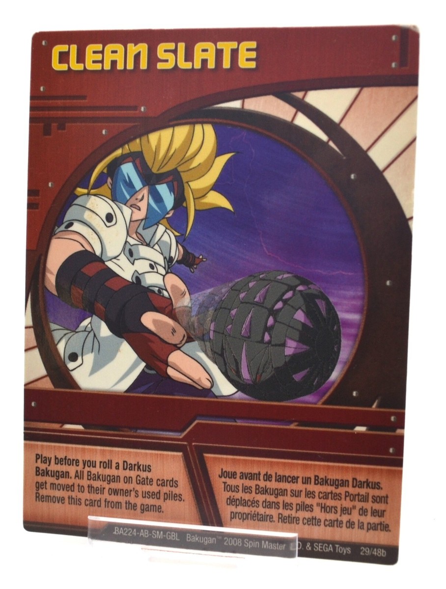 Bakugan Battle Brawlers CLEAN SLATE Ability Card 29/48b BA224 2008