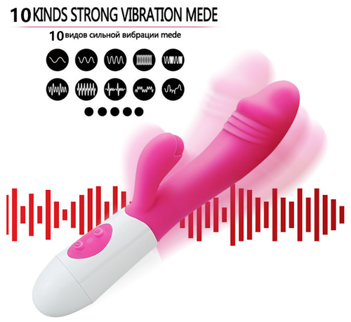 Multispeed-Vibrator-G-Spot-Dildo-Rabbit-Female-Adult-Sex-Toy-Massager-Waterproof - Picture 4 of 12