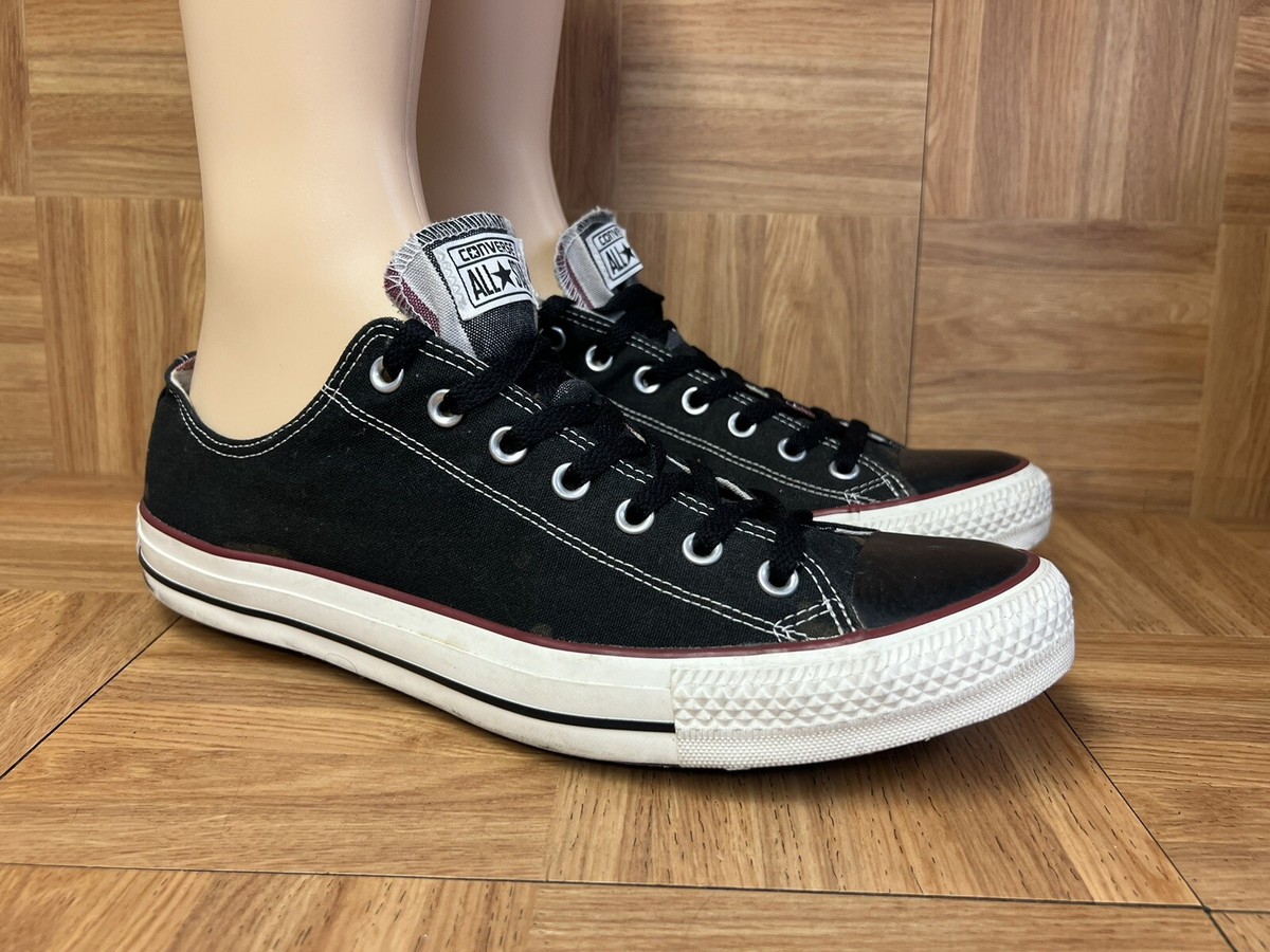 Men’s Sz 13 Converse OX Black Canvas Sneakers New Converse Chuck Taylor All Star Classic Colors Low Solid  main image 2