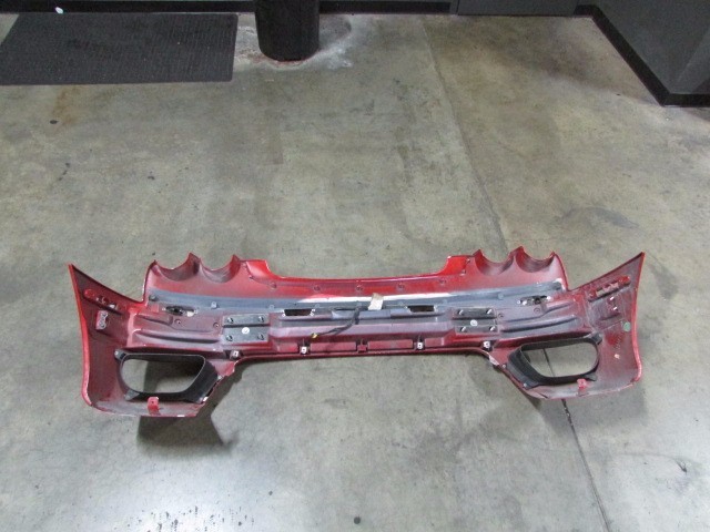 Ferrari F430, Rear Bumper Assembly w/ Parking Sensor, Red, Used, P/N 83111710