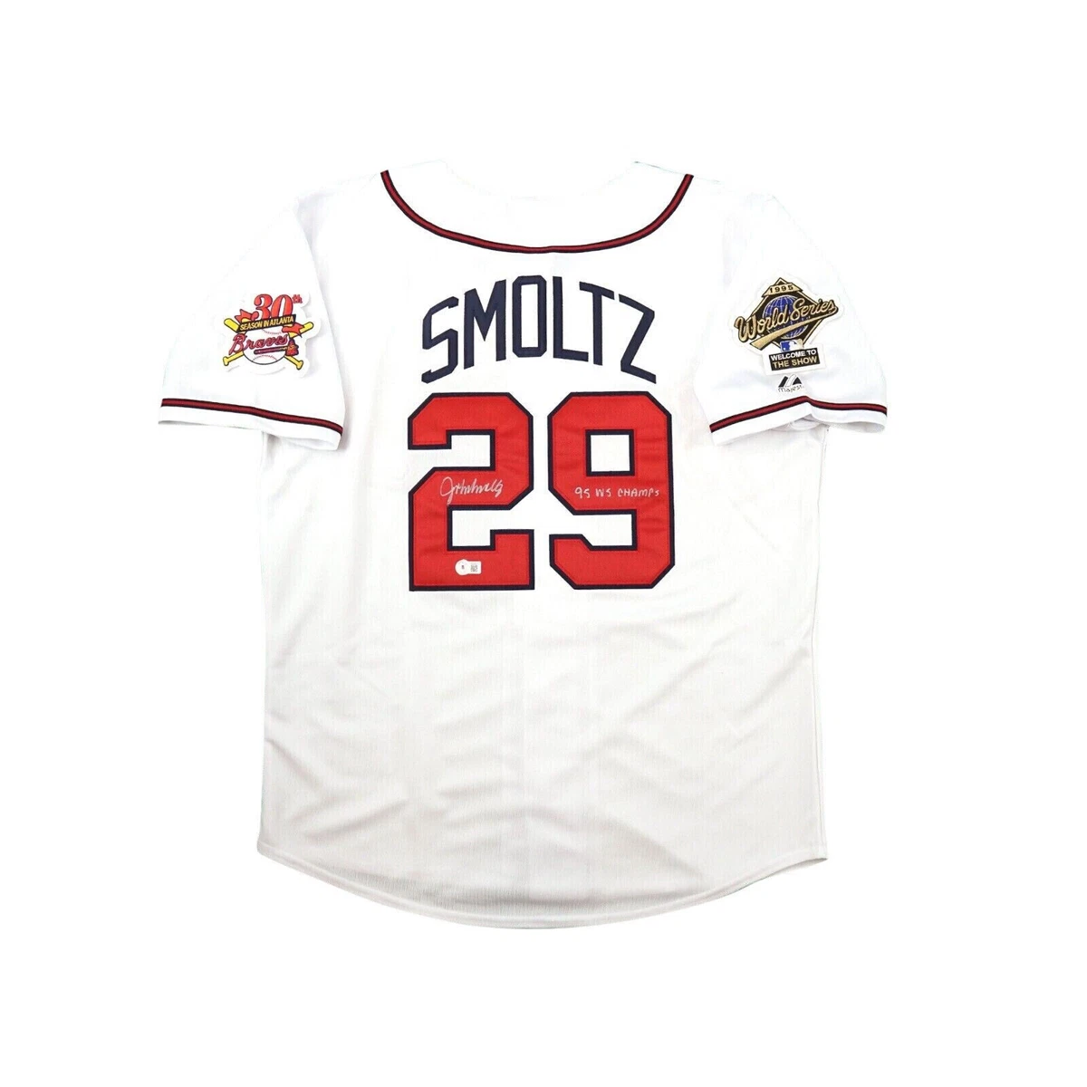 Atlanta braves john smoltz jersey sales