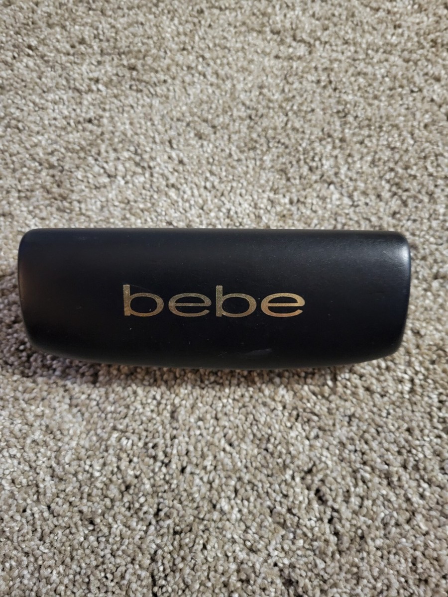 Bebe Hard Shell Glasses Case Only Black with Gold Lettering  display picture 1
