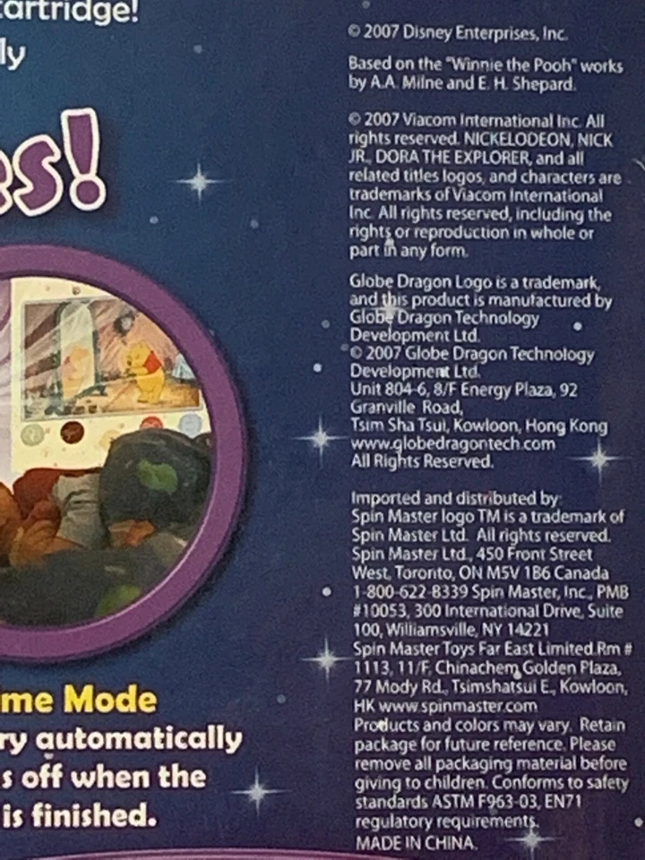 New Storytime Theater Story Pack Disney Winnie Pooh Book Projection Cartridge - Image 3 of 4