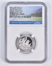 2017-S Silver PF69 ANT George Rogers Clark Quarter Limited Edition NGC
