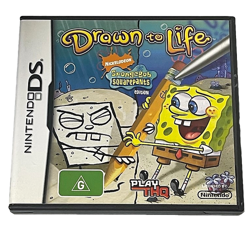 Bob Esponja Pantalones Cuadrados dibujado a la vida de juego de Nintendo DS  3DS 2DS * completo * | eBay