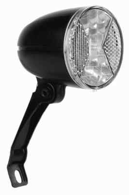 AXA Spot Scheinwerfer Vorder Licht Dynamo Halogen, für Seitenläufer, schwarz