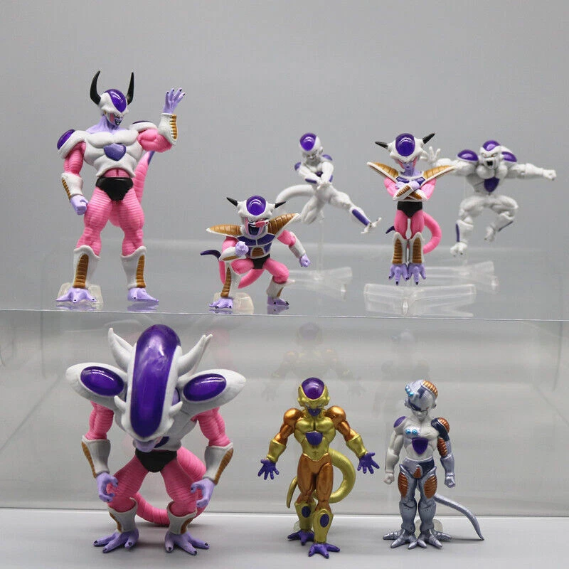 8pcs/set DBZ Frieza Action Figure ALL Form Figurine Toys Gift 3~5in NEW NO BOX - Image 2 of 4