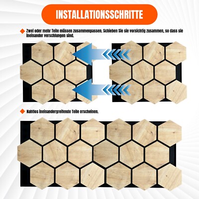 Hexagon Akustikpaneel Wandverkleidung