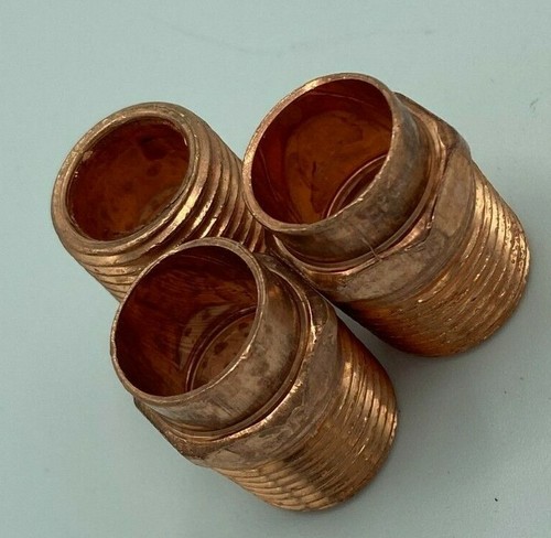 Elkhart Corporation - Copper Male Adapter - 1/2" Copper Fitting - 1,3, & 5 Pack 