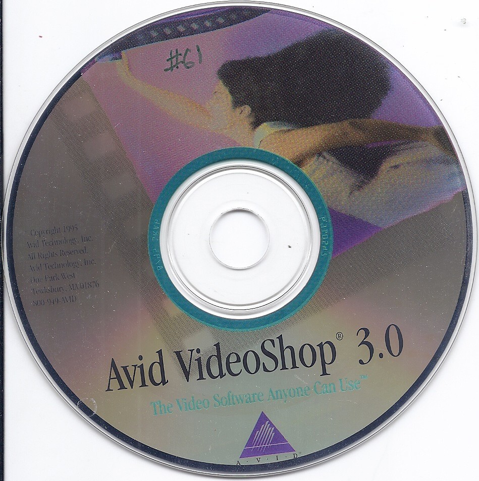 1995 Apple AVID VideoShop 3.0 CD