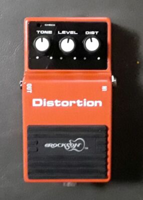 ROCKSON DISTORTION PEDAL WITH BOX