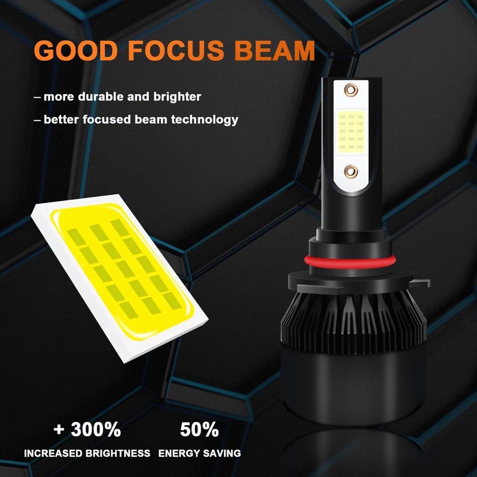 Para For Acura TSX 2009-2013 2014 HID/LED faro Hi/Lo Beam +Kit de luz antiniebla - Image 2 of 4