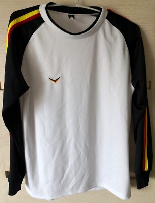 Germany Deutschland Home White Men's Trigema Jersey Long Sleeve T-Shirt  XS 164